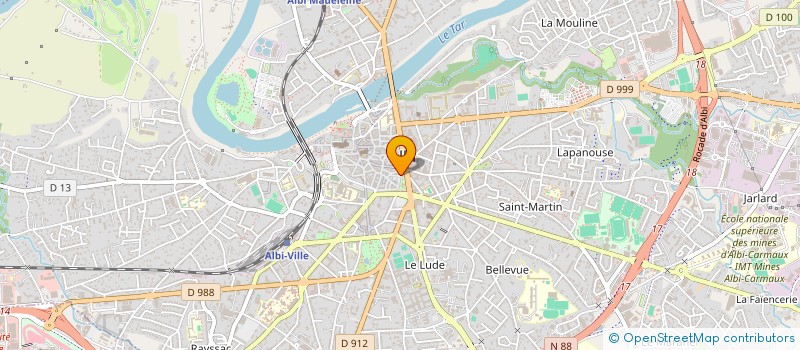 localisation de l'entreprise MONSIEUR JEREMY USED à ALBI