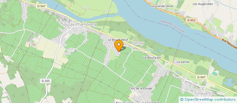 localisation de l'entreprise MONSIEUR JEREMY VAILLANT  PARNAY