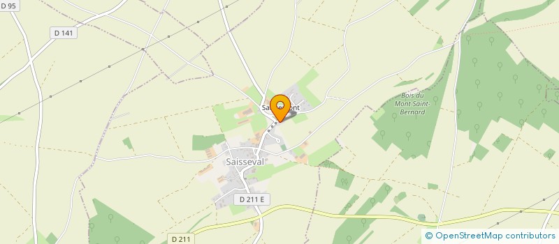 localisation de l'entreprise MONSIEUR JEREMY VALEUREUX  SAISSEVAL