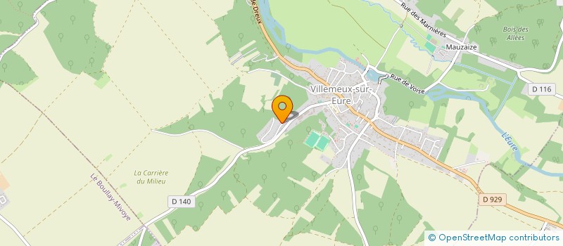 localisation de l'entreprise MONSIEUR JEREMY VALLADE à VILLEMEUX-SUR-EURE