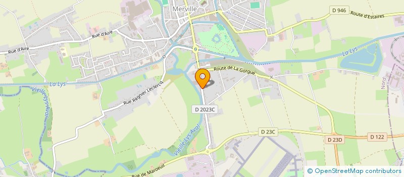 localisation de l'entreprise MONSIEUR JEREMY VAN LICHTERVELDE  MERVILLE