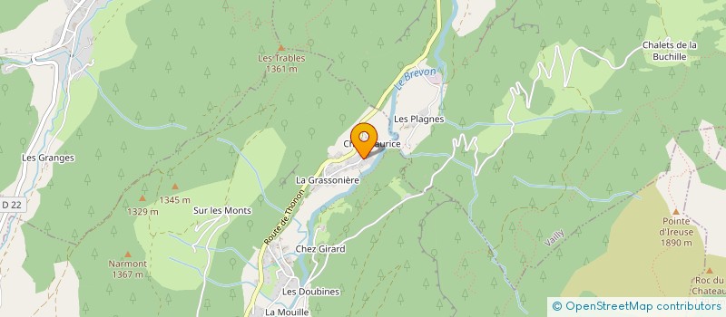 localisation de l'entreprise MONSIEUR JEREMY VANBLEUS  BELLEVAUX