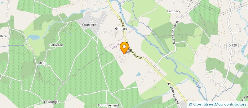 localisation de l'entreprise MONSIEUR JEREMY VAUBOURGOIN  GALGON