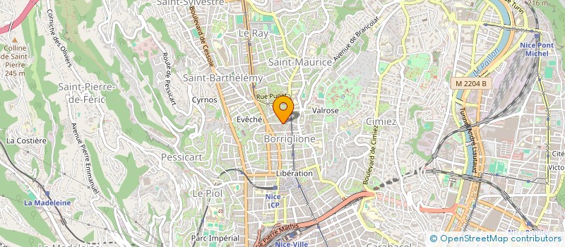 localisation de l'entreprise MONSIEUR JEREMY VAUGOYEAU  NICE