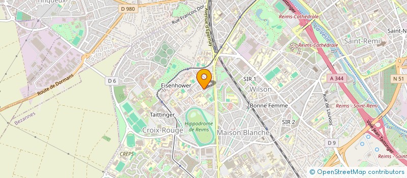 localisation de l'entreprise MONSIEUR JEREMY VAUTRELLE  REIMS