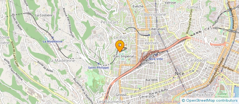 localisation de l'entreprise MONSIEUR JEREMY VAZZOLI  NICE