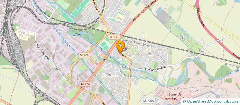 localisation de l'entreprise MONSIEUR JEREMY VEILLET  LONGVIC