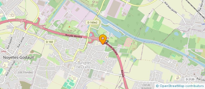 localisation de l'entreprise MONSIEUR JEREMY VEIRMAN  COURCELLES-LES-LENS