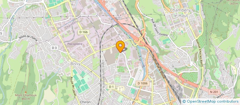 localisation de l'entreprise MONSIEUR JEREMY VERCASSON  CHAMBERY