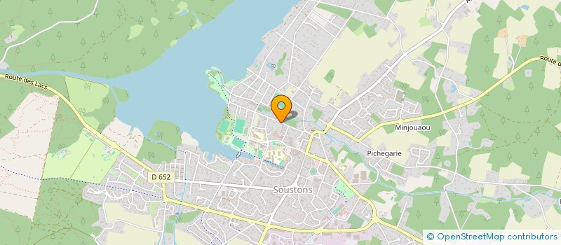 localisation de l'entreprise MONSIEUR JEREMY VERDIER  SOUSTONS