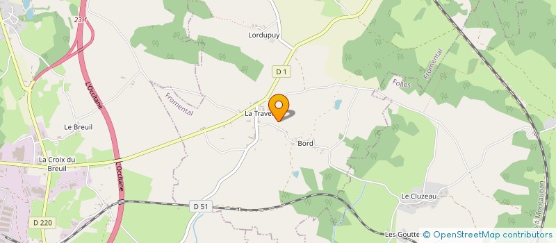 localisation de l'entreprise MONSIEUR JEREMY VERGNE  FROMENTAL