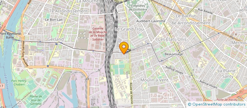 localisation de l'entreprise MONSIEUR JEREMY VERT  LYON