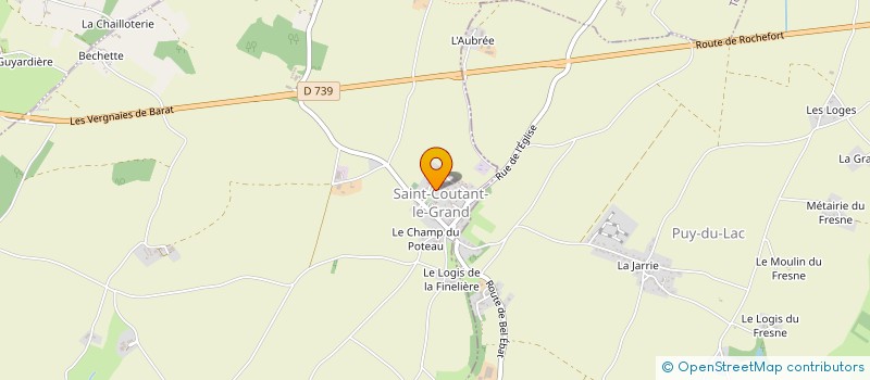 localisation de l'entreprise MONSIEUR JEREMY VERVENNE  SAINT-COUTANT-LE-GRAND