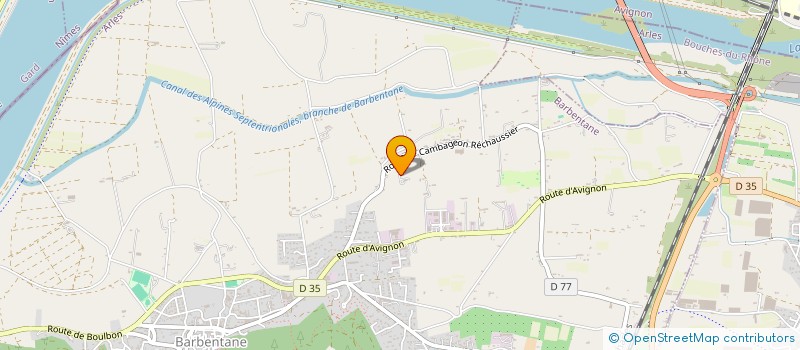 localisation de l'entreprise MONSIEUR JEREMY VIAN  BARBENTANE