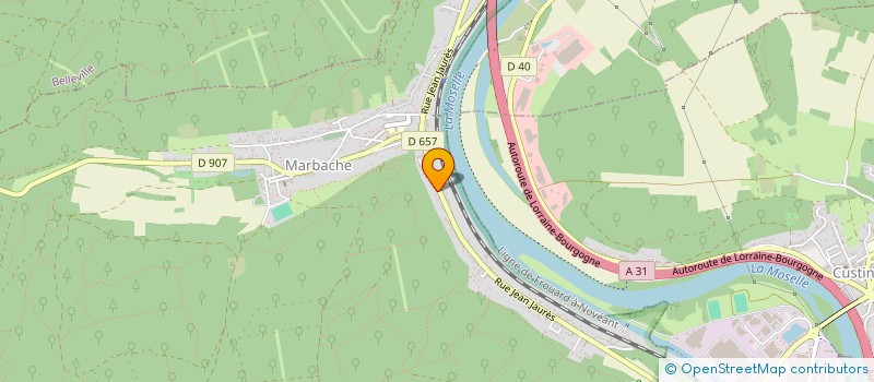 localisation de l'entreprise MONSIEUR JEREMY-VICTOR MANSUY  MARBACHE