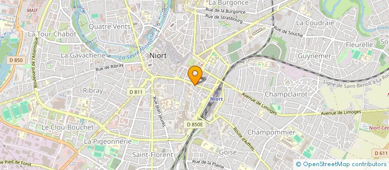 localisation de l'entreprise MONSIEUR JEREMY VIERS à NIORT