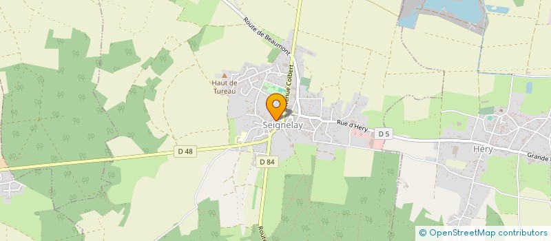 localisation de l'entreprise MONSIEUR JEREMY VIGNIER  SEIGNELAY