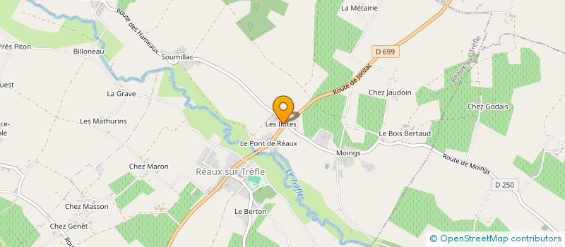 localisation de l'entreprise MONSIEUR JEREMY VILLARD  REAUX SUR TREFLE
