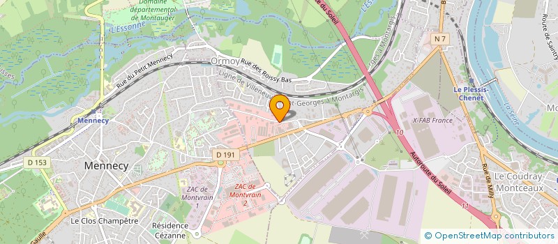 localisation de l'entreprise MONSIEUR JEREMY VILLARD  ORMOY