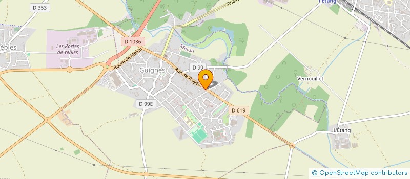 localisation de l'entreprise MONSIEUR JEREMY VILLARROEL ALVES  GUIGNES