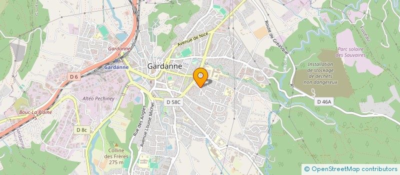 localisation de l'entreprise MONSIEUR JEREMY VILLENEUVE à GARDANNE