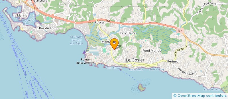localisation de l'entreprise MONSIEUR JEREMY VILO à LE GOSIER