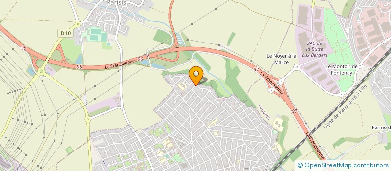 localisation de l'entreprise MONSIEUR JEREMY VINCENT  GOUSSAINVILLE