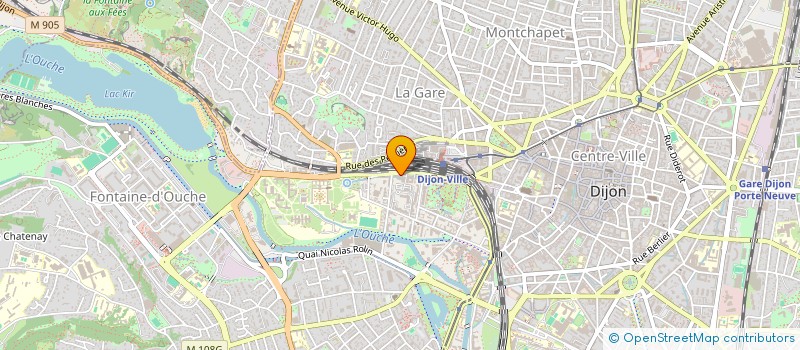 localisation de l'entreprise MONSIEUR JEREMY VINCENT à DIJON