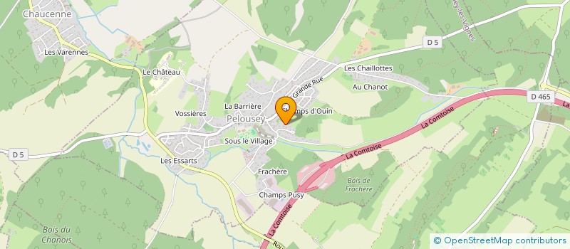 localisation de l'entreprise MONSIEUR JEREMY VITAL  PELOUSEY