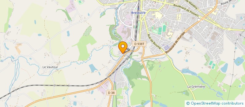 localisation de l'entreprise MONSIEUR JEREMY VITRE  BRESSUIRE