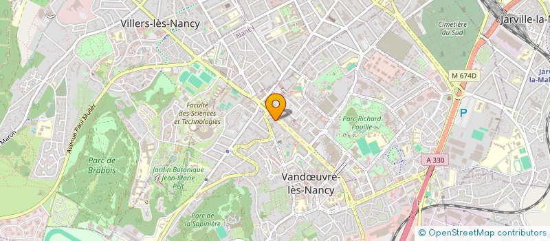 localisation de l'entreprise MONSIEUR JEREMY VOLDOIR  VANDUVRE-LES-NANCY