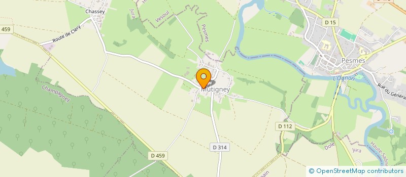 localisation de l'entreprise MONSIEUR JEREMY VUILLEQUEZ  MUTIGNEY
