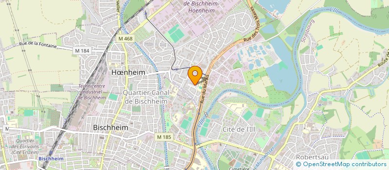 localisation de l'entreprise MONSIEUR JEREMY WALTER  HNHEIM