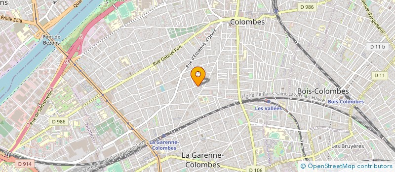localisation de l'entreprise MONSIEUR JEREMY WATIOTIENNE à COLOMBES