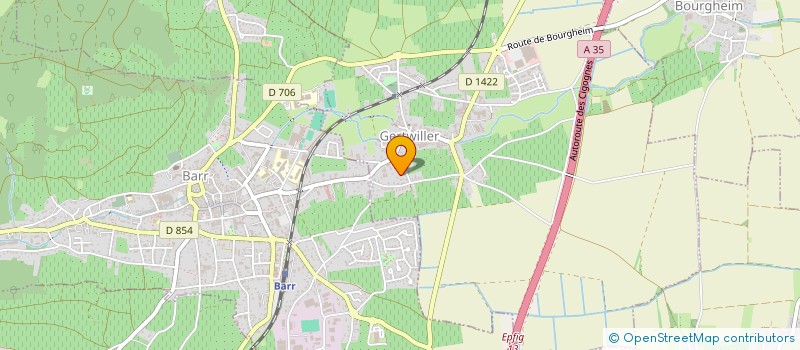 localisation de l'entreprise MONSIEUR JEREMY WEBER  GERTWILLER