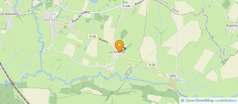 localisation de l'entreprise MONSIEUR JEREMY WEISS  IGORNAY