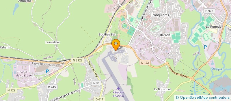 localisation de l'entreprise MONSIEUR JEREMY WIASTERSHEIM à AURILLAC
