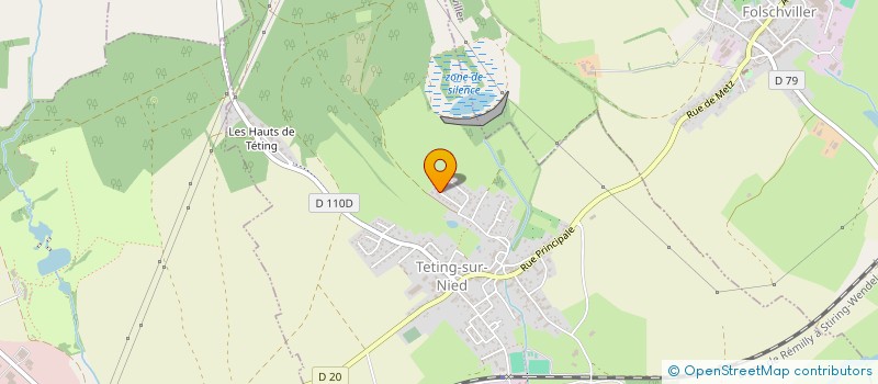 localisation de l'entreprise MONSIEUR JEREMY WINGTANS  TETING-SUR-NIED