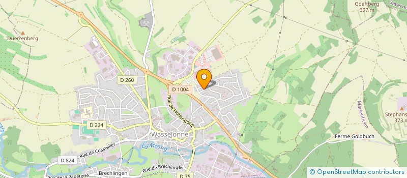 localisation de l'entreprise MONSIEUR JEREMY YOSHIOKA  WASSELONNE