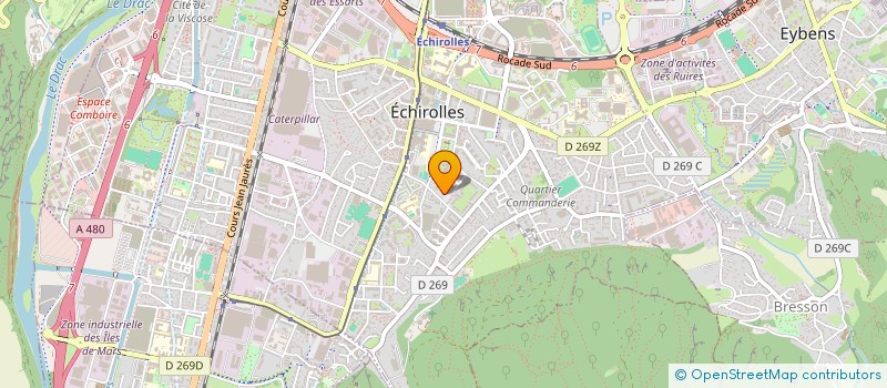 localisation de l'entreprise MONSIEUR JEREMY ZAMBITO  ECHIROLLES