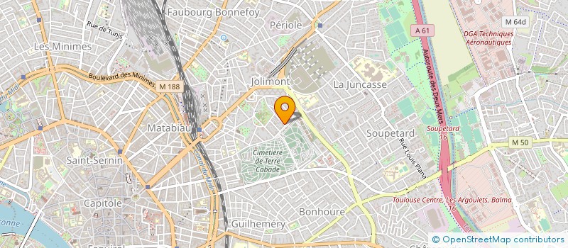 localisation de l'entreprise MONSIEUR JEREMY ZANARDO à TOULOUSE