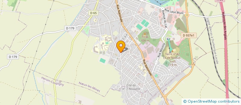 localisation de l'entreprise MONSIEUR JEREMY ZINKIEWICZ à NŒUX-LES-MINES