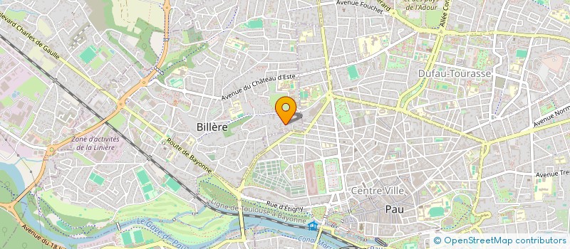 localisation de l'entreprise MONSIEUR JEREMY ZWICK  BILLERE