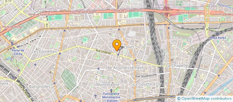 localisation de l'entreprise MONSIEUR JERICK SYLVER TAPAGE à PARIS
