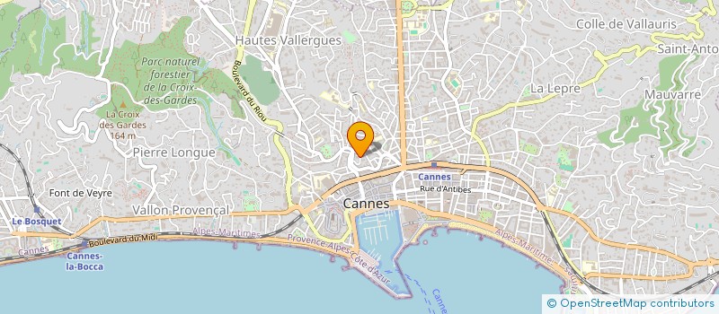 localisation de l'entreprise MONSIEUR JERIEL SIMETH à CANNES