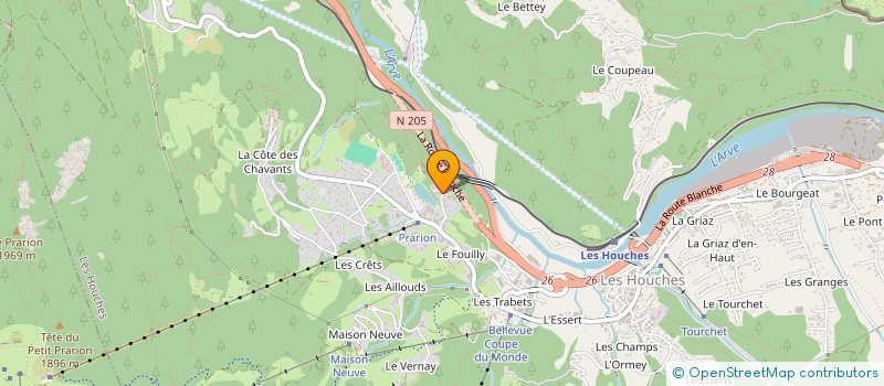 localisation de l'entreprise MONSIEUR JERNEJ STIPANIC  LES HOUCHES