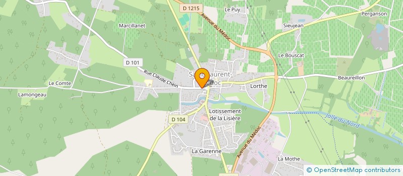 localisation de l'entreprise MONSIEUR JEROEN BRIERE  SAINT-LAURENT-MEDOC