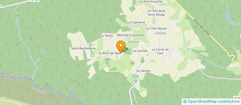 localisation de l'entreprise MONSIEUR JEROEN HOLTZAPPEL  LES PORTES DU COGLAIS