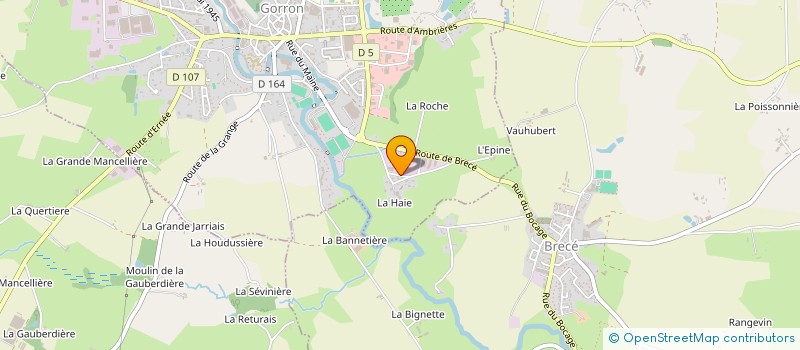 localisation de l'entreprise MONSIEUR JEROEN LUYTEN  GORRON