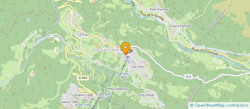 localisation de l'entreprise MONSIEUR JEROEN SNICK  VALLOUISE-PELVOUX